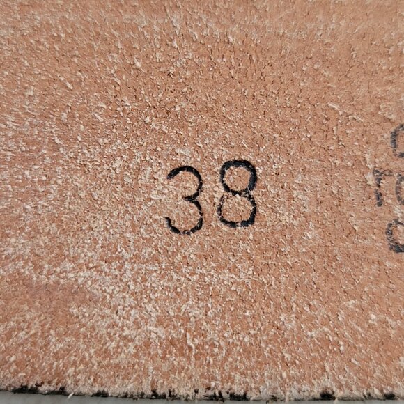 VTG Wackenhut Top Grain Cowhide Genuine Leather Belt with Large Buckle USA 38 - Picture 12 of 14